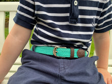 Load image into Gallery viewer, Pellegrine lizard woven belt for children