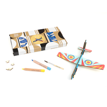 Load image into Gallery viewer, Plane Craft Kit Activity Box
