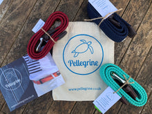 Load image into Gallery viewer, Organic cotton gift bag for children’s Pellegrine belts 
